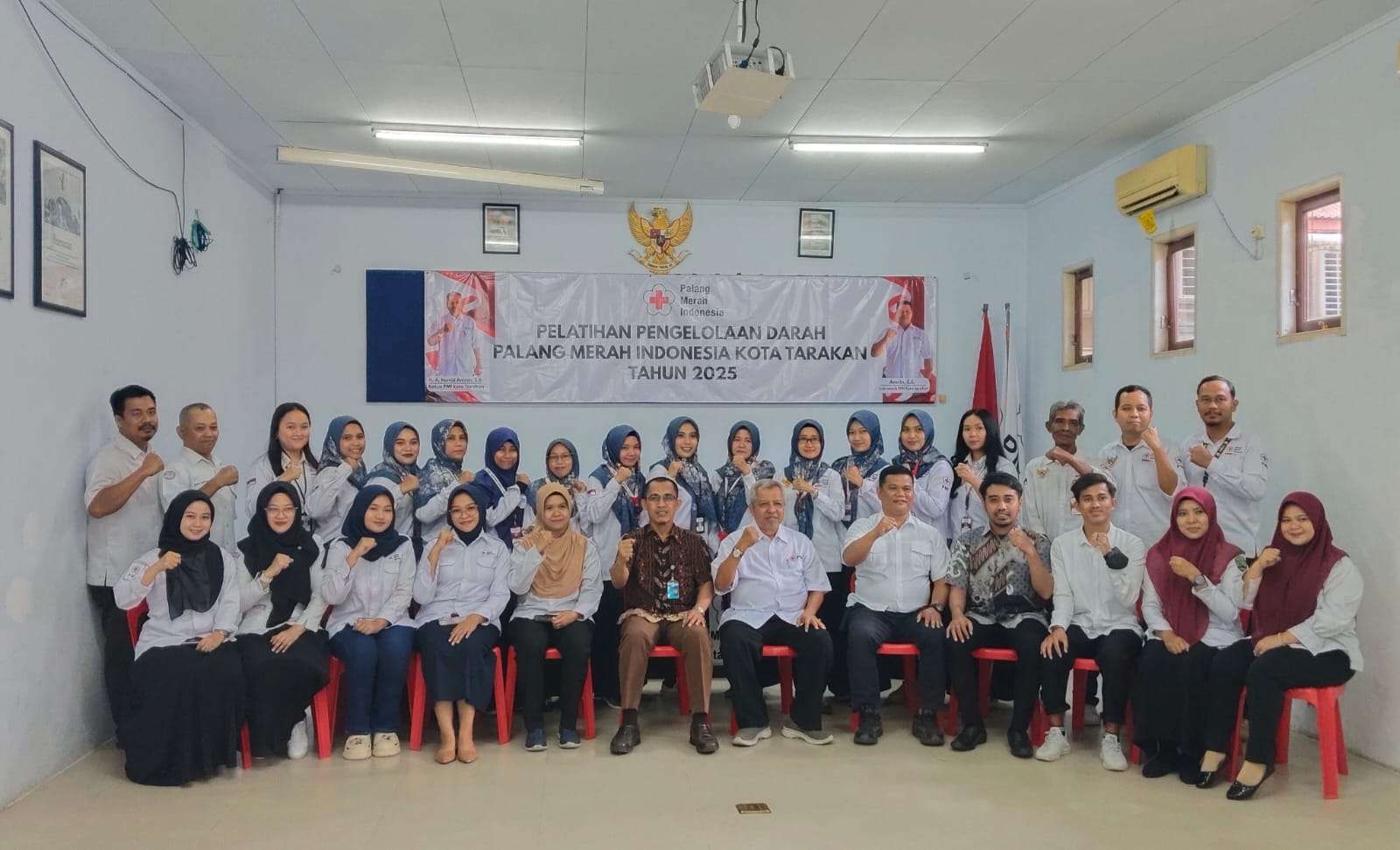 PMI KOTA TARAKAN GELAR PELATIHAN PENGELOLAAN DARAH