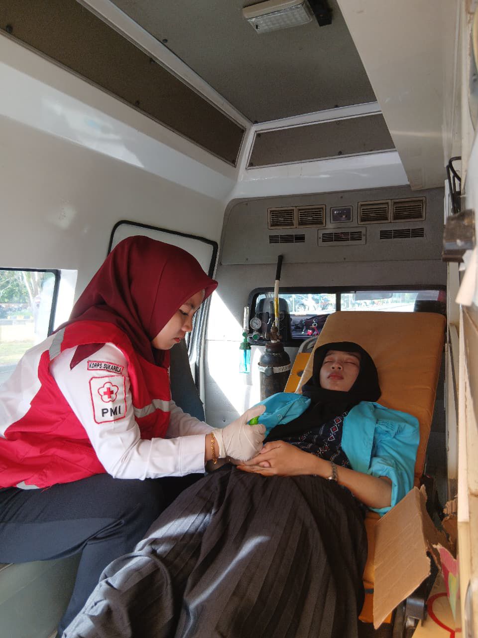 PMI Nunukan Siaga di Upacara Hari Sumpah Pemuda, Pastikan Kesehatan Peserta Terpantau