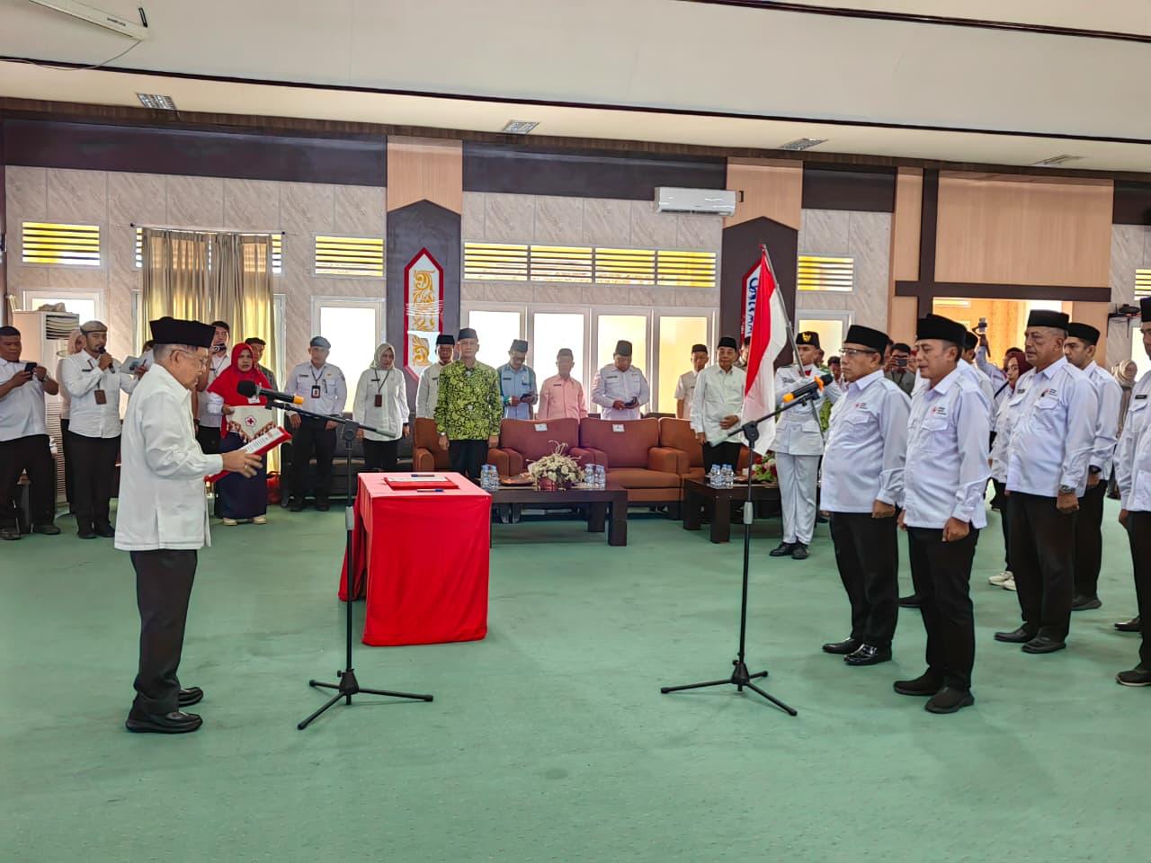 Jusuf Kalla Lantik Kepengurusan Baru PMI Provinsi Kalimantan Utara Masa Bakti tahun 2025-2030