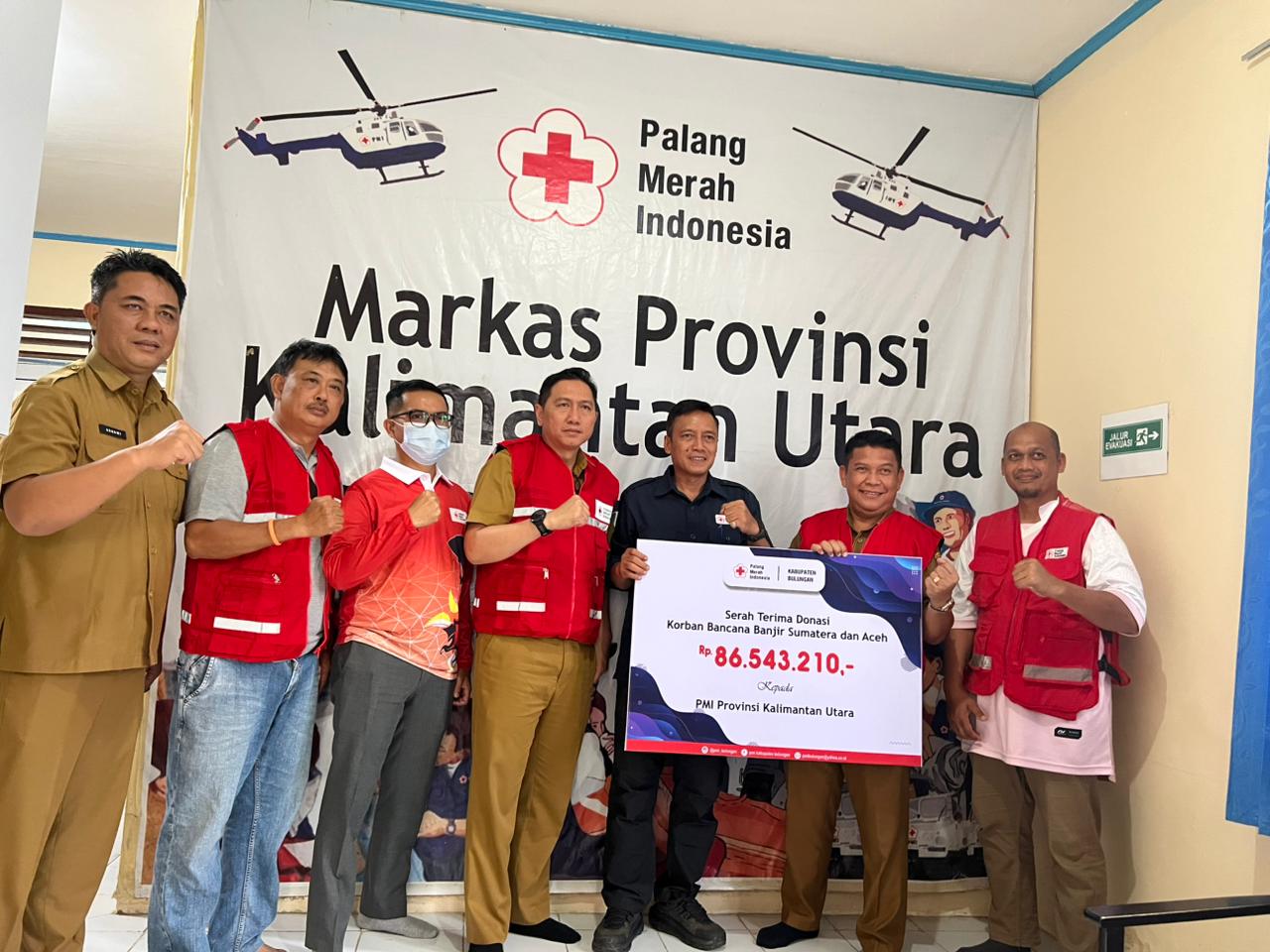 DONASI KEMANUSIAAN UNTUK KORBAN BANJIR ACEH, SUMUT, DAN SUMBAR DARI KALTARA SIAP DISALURKAN