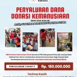 PMI SE KALTARA SALURKAN DONASI TAHAP II RP150 JUTA UNTUK KORBAN BANJIR DAN TANAH LONGSOR DI SUMATERA