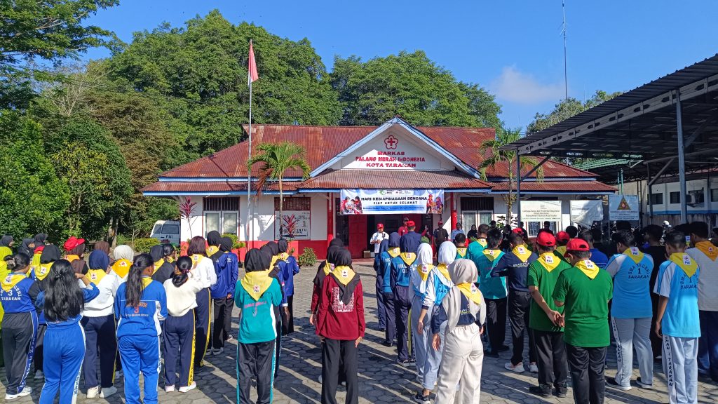 PMI Kota Tarakan Gelar Apel dan Simulasi Hari Kesiapsiagaan Bencana 2026