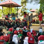 PERKUAT SOLIDARITAS DI PERBATASAN, 224 PMR MULA SE-PULAU SEBATIK GELAR LATIHAN GABUNGAN DI PANTAI INDAH TANJUNG ARU