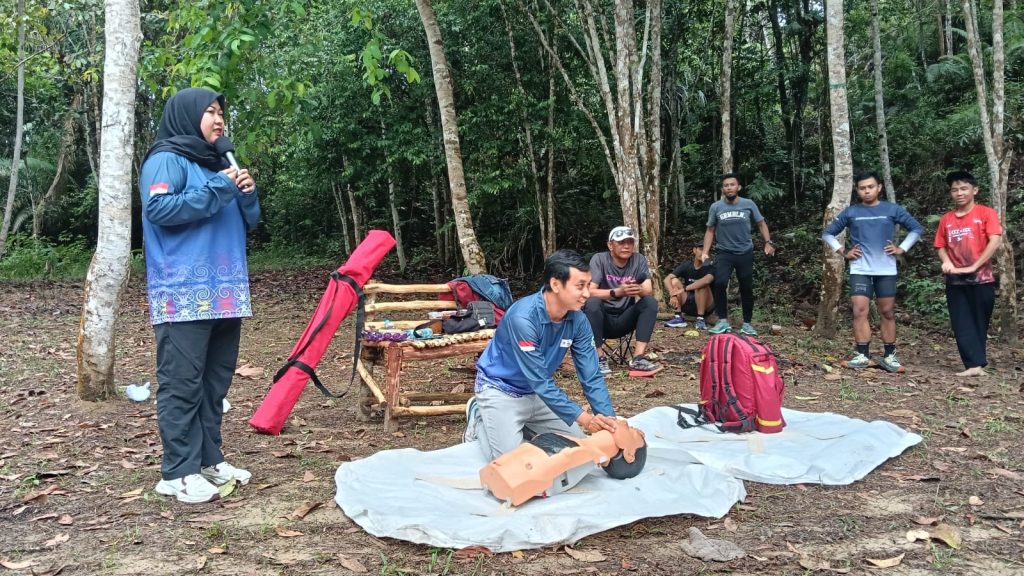 PMI Kota Tarakan Menjadi Narasumber pada Kegiatan Bincang Medis Pertolongan Pertama di Jalur Trail