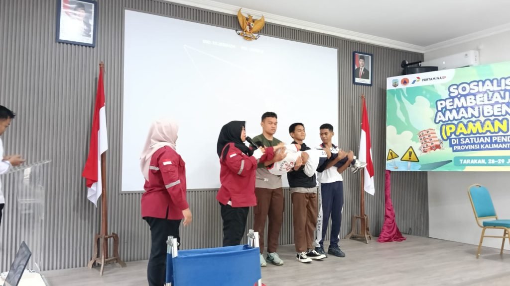 PMI Kota Tarakan Berikan Materi Pertolongan Pertama pada Sosialisasi Pembelajaran Aman Bencana (PAMAN BEN)