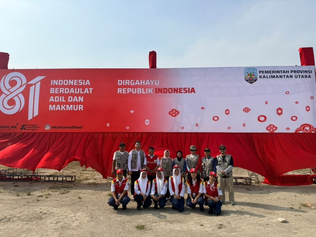 PMR SMAN 1 TANJUNG SELOR TERLIBAT DALAM TIM MEDIS UPACARA HUT KEMERDEKAAN RI KE-81