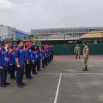 PMR WIRA SMAN 1 TANJUNG SELOR LATIHAN BARIS BERBARIS DI KODIM BULUNGAN