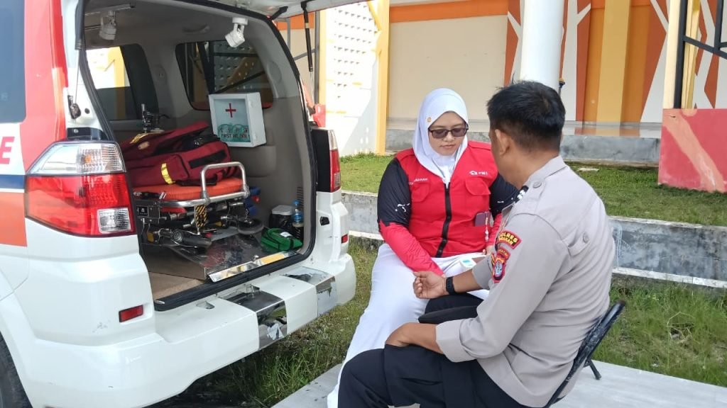 PMI Kota Tarakan Berikan Layanan Ambulans dan Medis Selama Pusdiklat Paskibraka Kota Tarakan