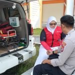 PMI Kota Tarakan Berikan Layanan Ambulans dan Medis Selama Pusdiklat Paskibraka Kota Tarakan