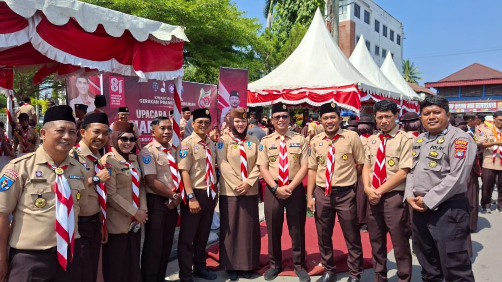 KETUA PMI KABUPATEN NUNUKAN HADIRI PERINGATAN HARI PRAMUKA KE-65 TAHUN 2026, TEKANKAN PENTINGNYA KEPEMUDAAN DAN KEMANUSIAAN