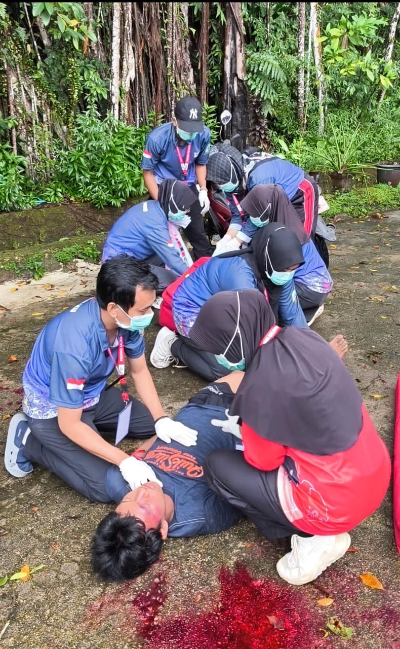 PMI KALIMANTAN UTARA SUKSES MELAKSANAKAN PELATIHAN PERTOLONGAN PERTAMA TINGKAT MENENGAH