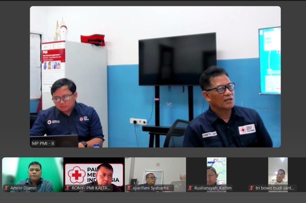 RAKOR KARHUTLA KALIMANTAN, PMI KALTARA PAPARKAN KESIAPAN OPERASI KEKERINGAN
