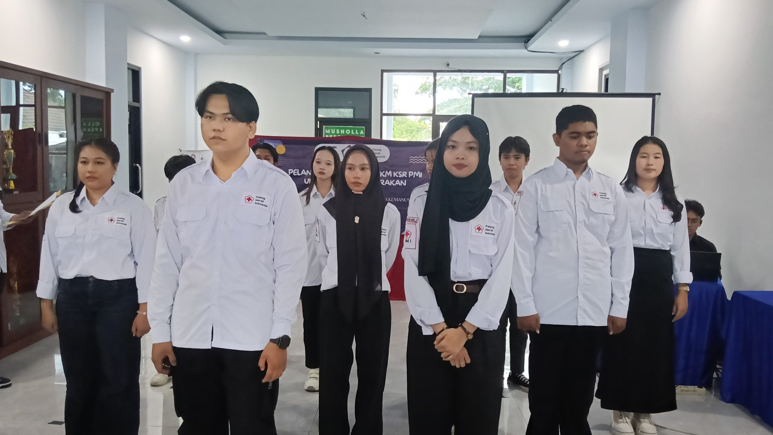 Pembacaan SK Pengurus KSR PMI Unit STMIK PPKIA