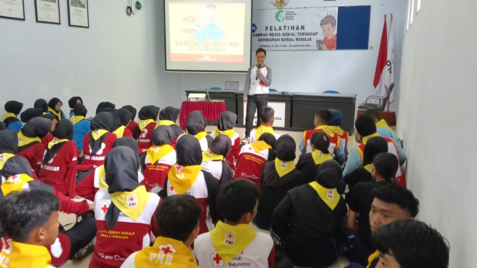 PMI Tarakan Gelar Latihan Gabungan, Wadah Tingkatkan Kemampuan Sukarelawan PMR